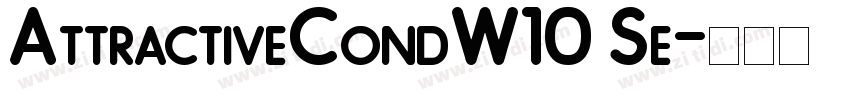 AttractiveCondW10 Se字体转换